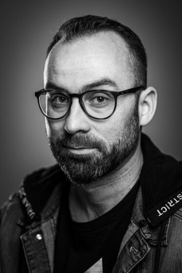 Portrait Thomas Baumgartner schwarzweiß